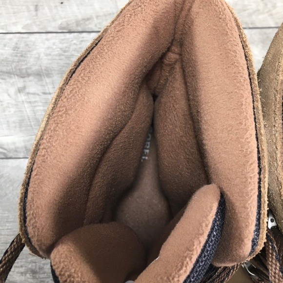 Sorel NM2737 Buxton Mens Lace Up Waterproof Winter Brown Leather Boots Size 12 - Picture 10 of 11